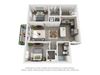 207 East B1 3D floor plan 207 East B1 3D floor plan
